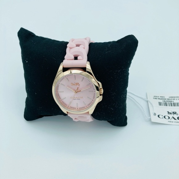 NWT COACH PINK LIBBY WATCH 34MM - Picture 8 of 9